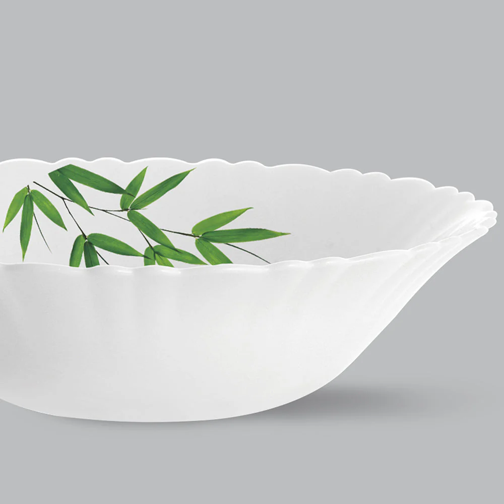 Larah Bamboo Leaves Multipurpose Bowl, 2 pc Set - Image 3