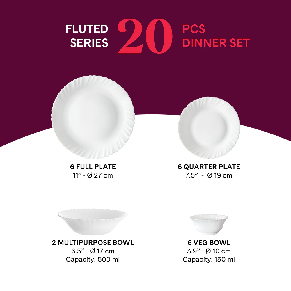 Larah Bellflower Dinner Set - Image 2