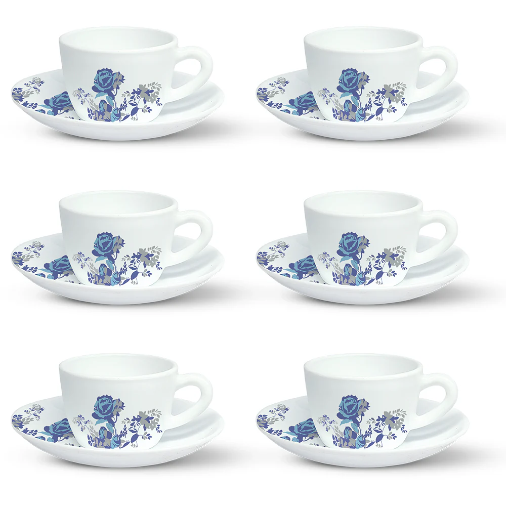 Larah Blue Cascade Cup n Saucer Set - Image 3