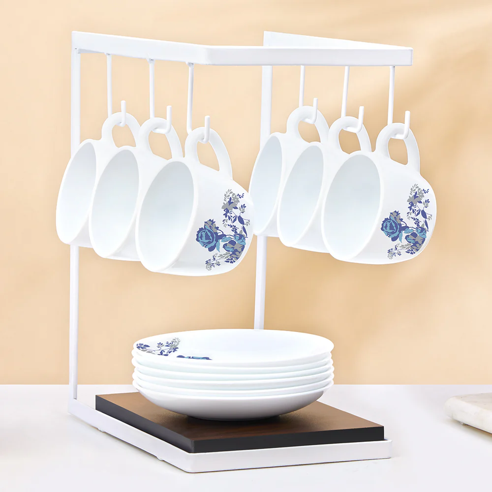 Larah Blue Cascade Cup n Saucer Set - Image 6
