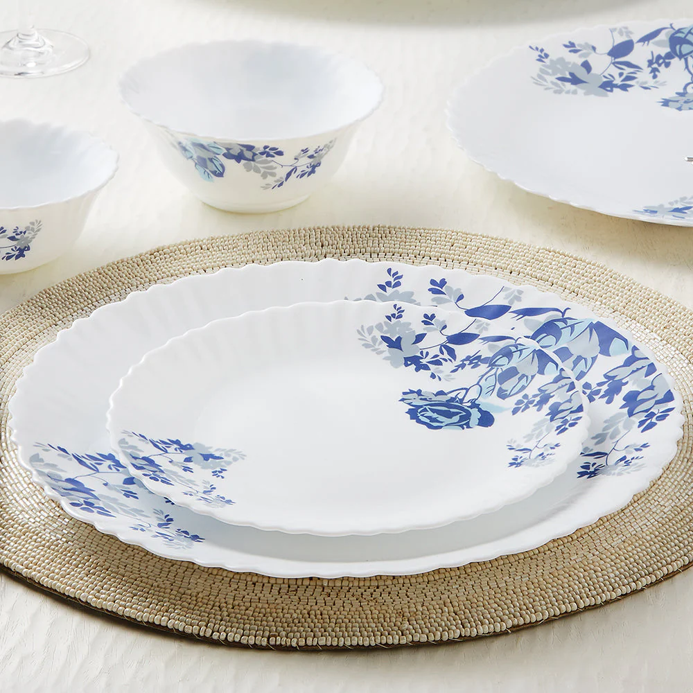 Larah Blue Cascade Dinner Set, 44 pc - Image 2