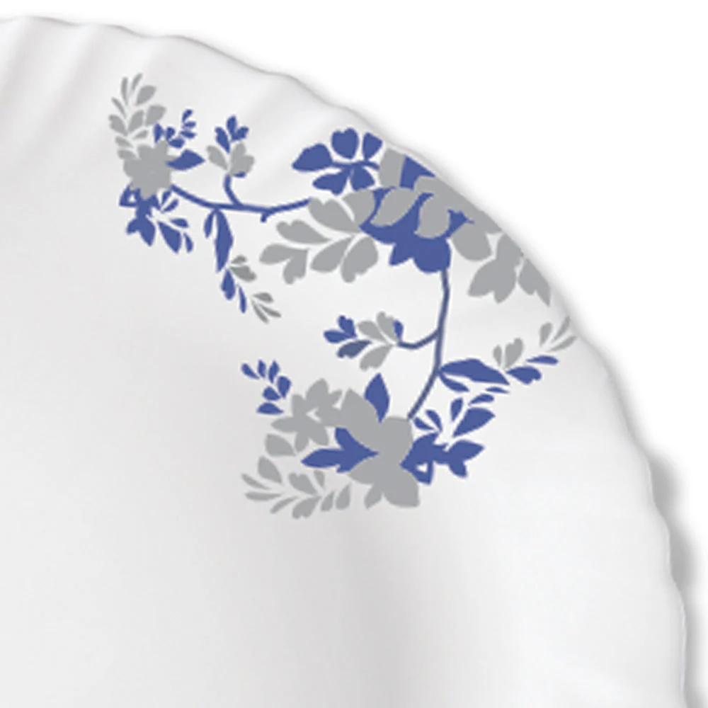 Larah Blue Cascade Full Plate Set, 6 pc - Image 7