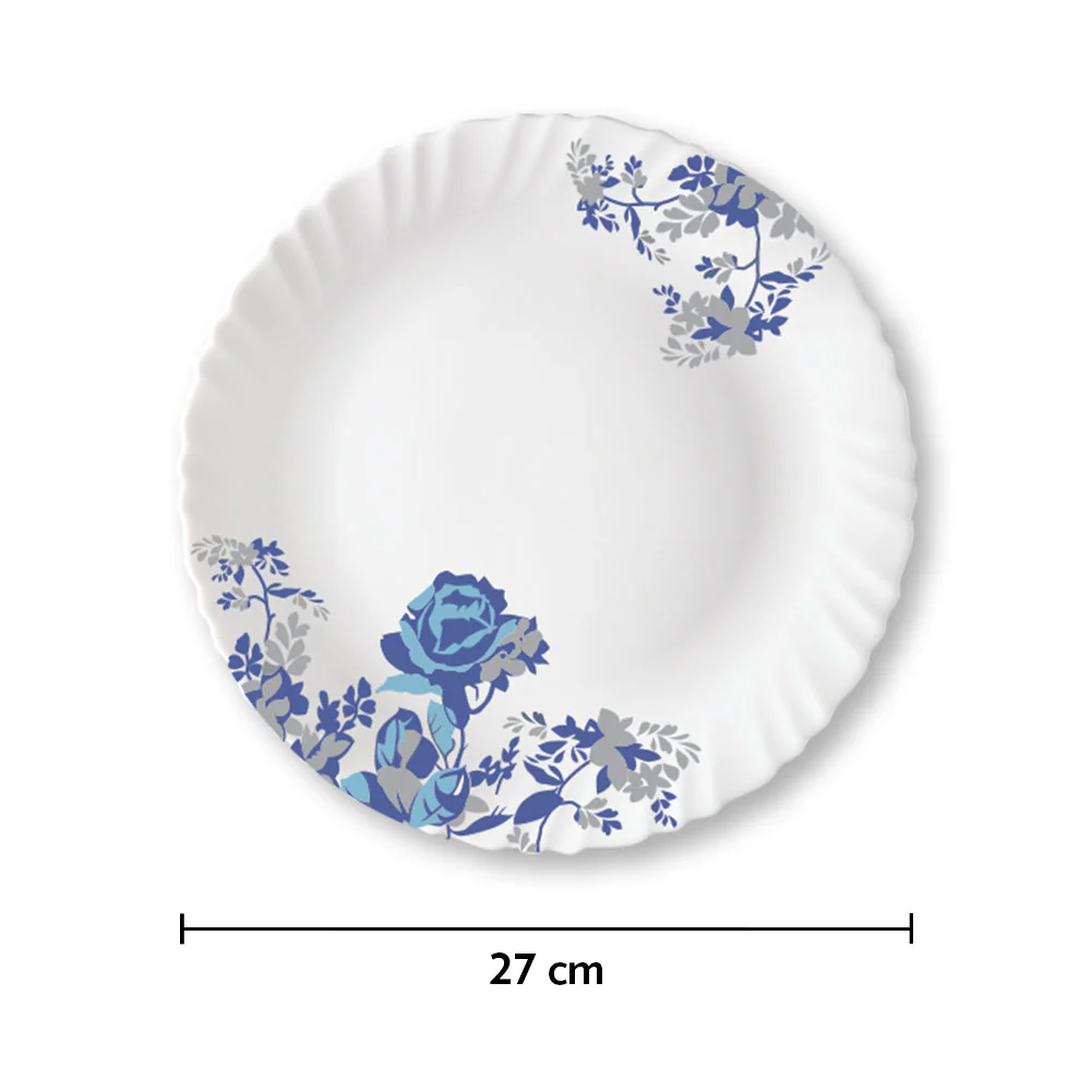 Larah Blue Cascade Full Plate Set, 6 pc - Image 9