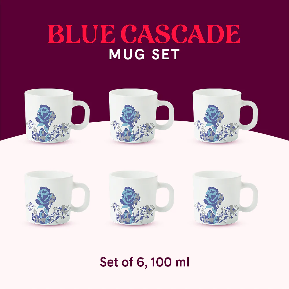 Larah Blue Cascade Mug Set - Image 10