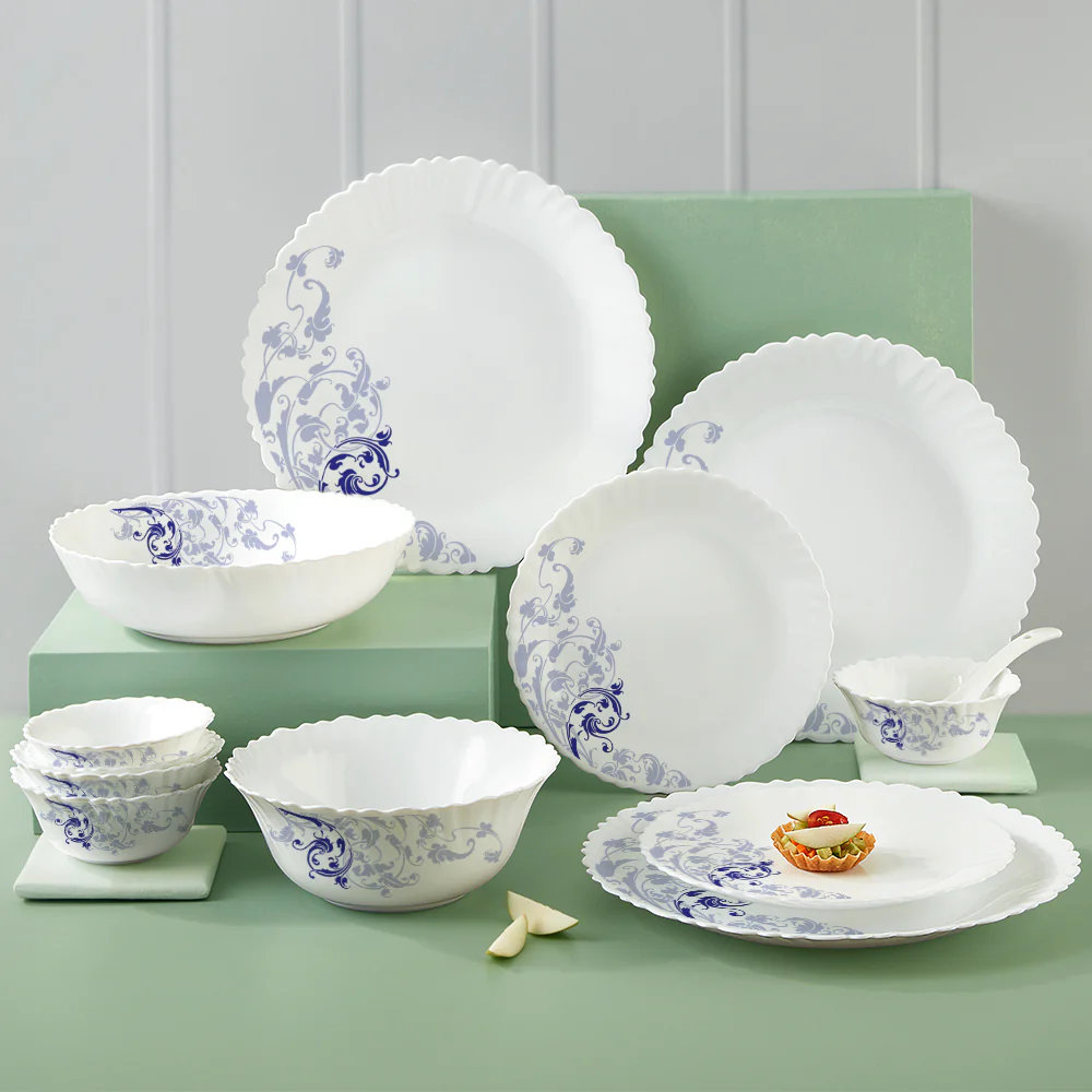 Larah Blue Eve 35 pc Dinner Set - Image 2