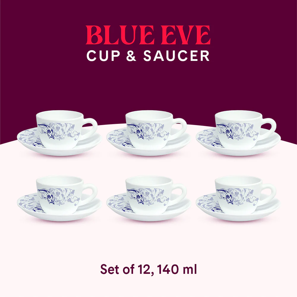 Larah Blue Eve Cup n Saucer Set - Image 9