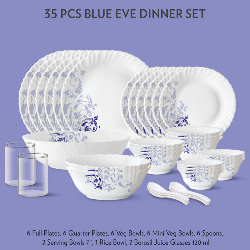 Larah Blue Eve Dinner Set, 15 pc - Image 2