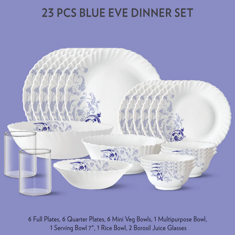 Larah Blue Eve Dinner Set, 15 pc - Image 7