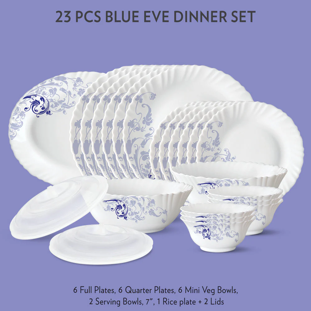 Larah Blue Eve Dinner Set, 23 pc - Image 6
