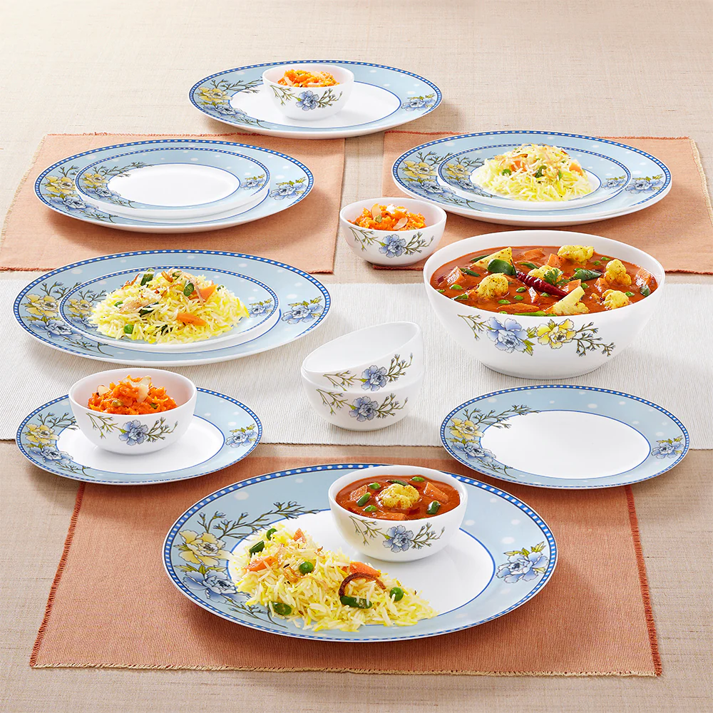 Larah Blue Sapphire Dinner Set, 19 pc - Image 2