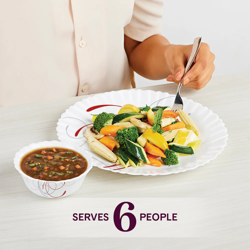 Larah Boro Dinner Set, 19 pc - Image 4