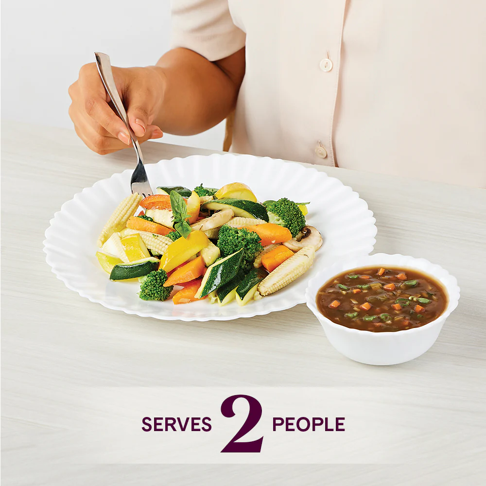 Larah Brand Logo 6 pc Dinner Set - Image 6
