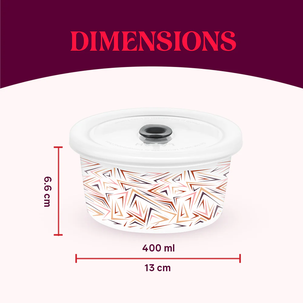 Larah Comet Storage Bowl Set, 400ml x 2 - Image 3