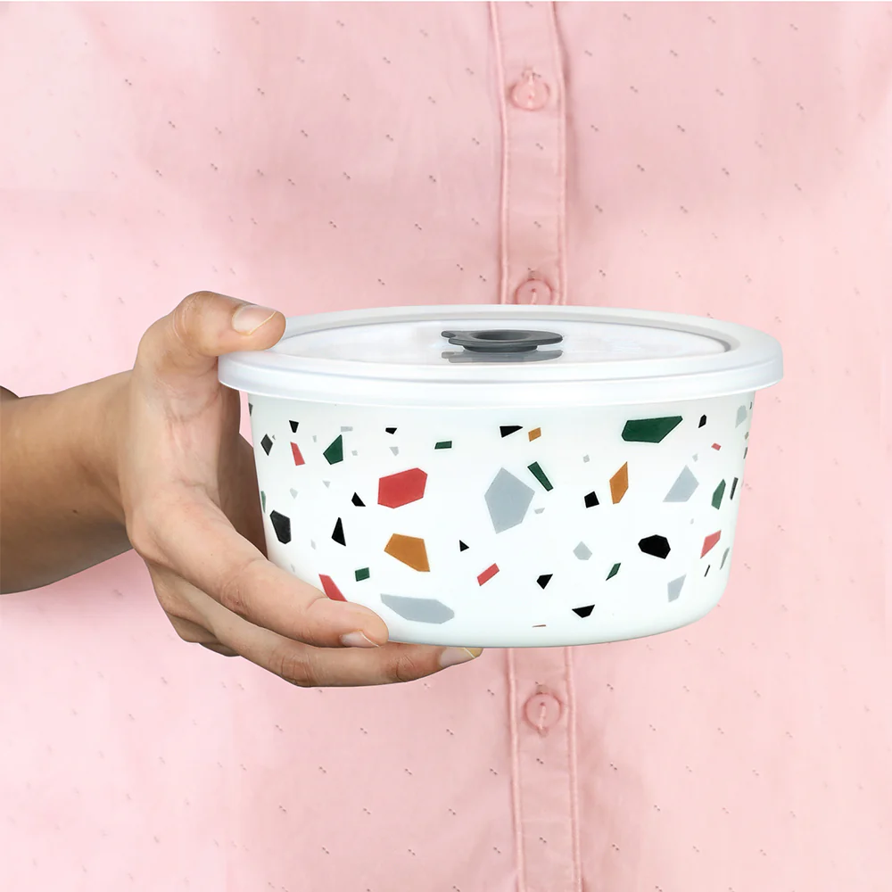 Larah Confetti Storage Bowl Set, 1.2L + 800ml + 400ml - Image 4