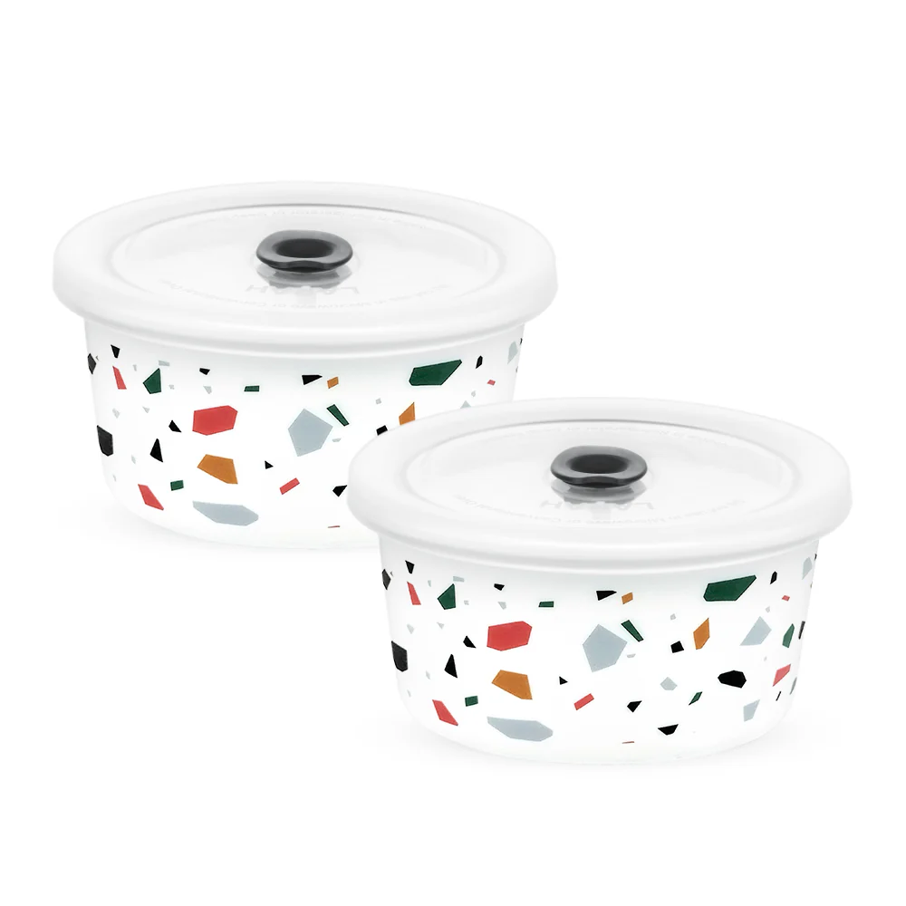 Larah Confetti Storage Bowl Set, 400ml x 2 - Image 2
