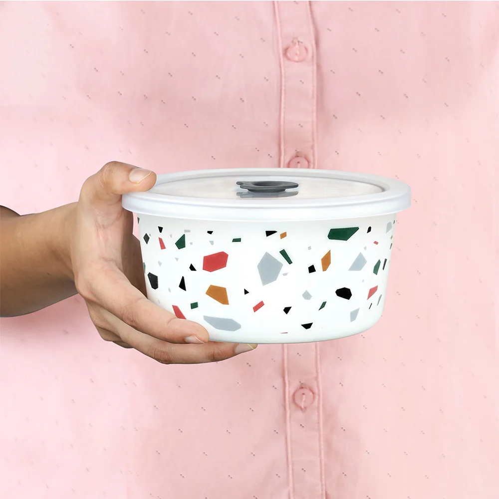 Larah Confetti Storage Bowl Set, 800ml x 2 - Image 4