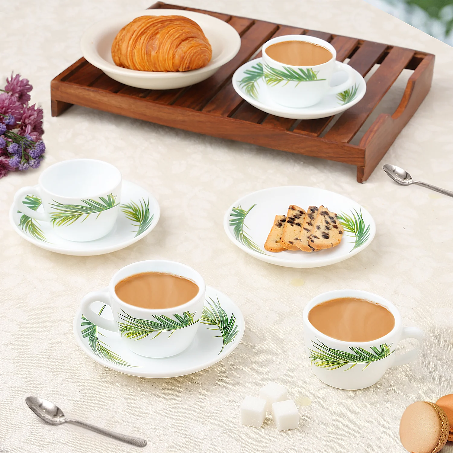 Larah Crescent Cup n Saucer Set - Image 2