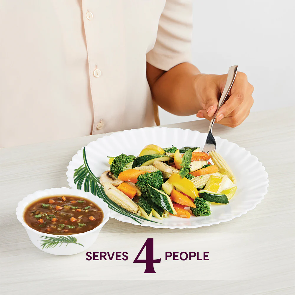 Larah Crescent Dinner Set, 12 pc - Image 4