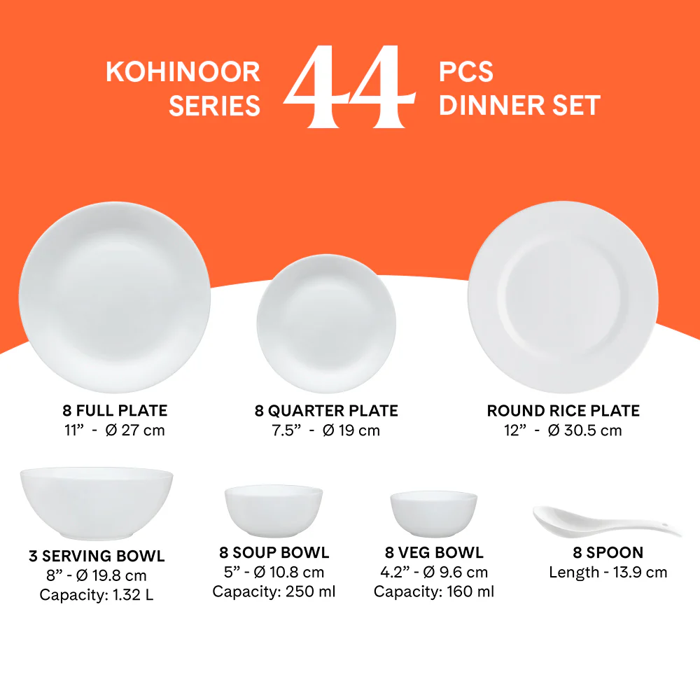 Larah Cycladia Dinner Set 44 pc - Image 3