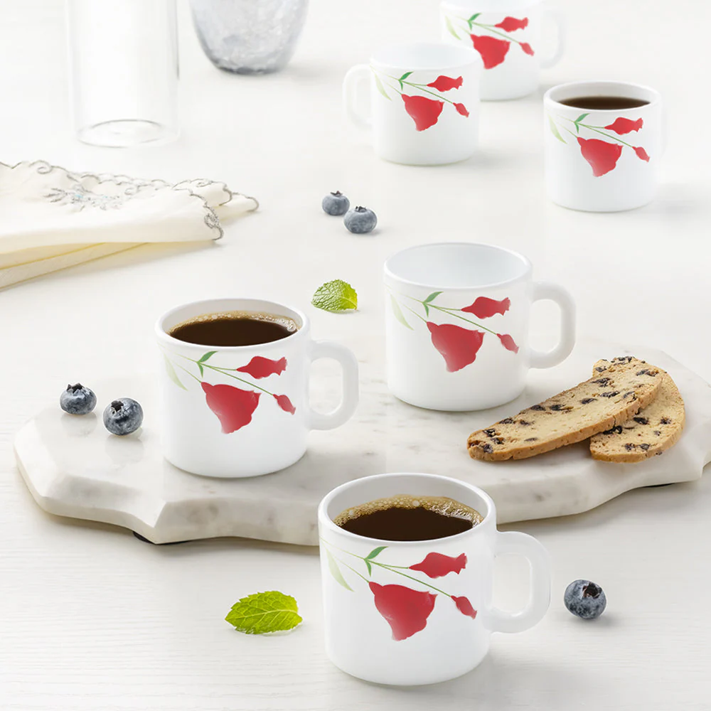 Larah Diana Mug Set, 180ml x 12