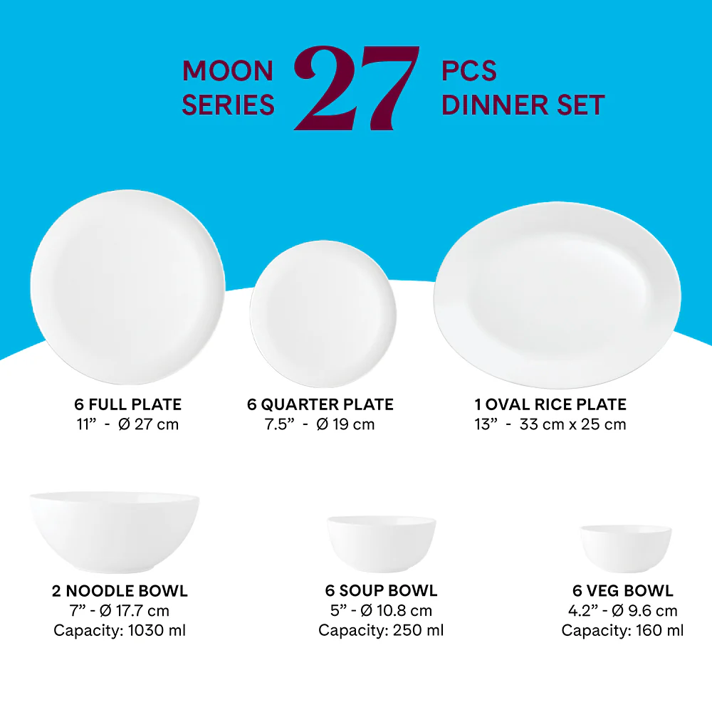 Larah Dora Dinner Set 27 pc - Image 3