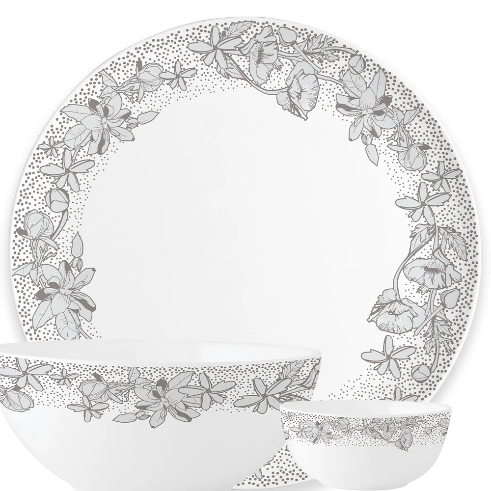 Larah Eden Blue Dinner Set 33 pc - Image 3