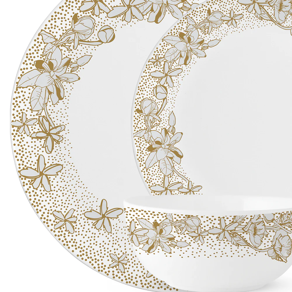 Larah Eden Green Dinner Set 36 pc - Image 3