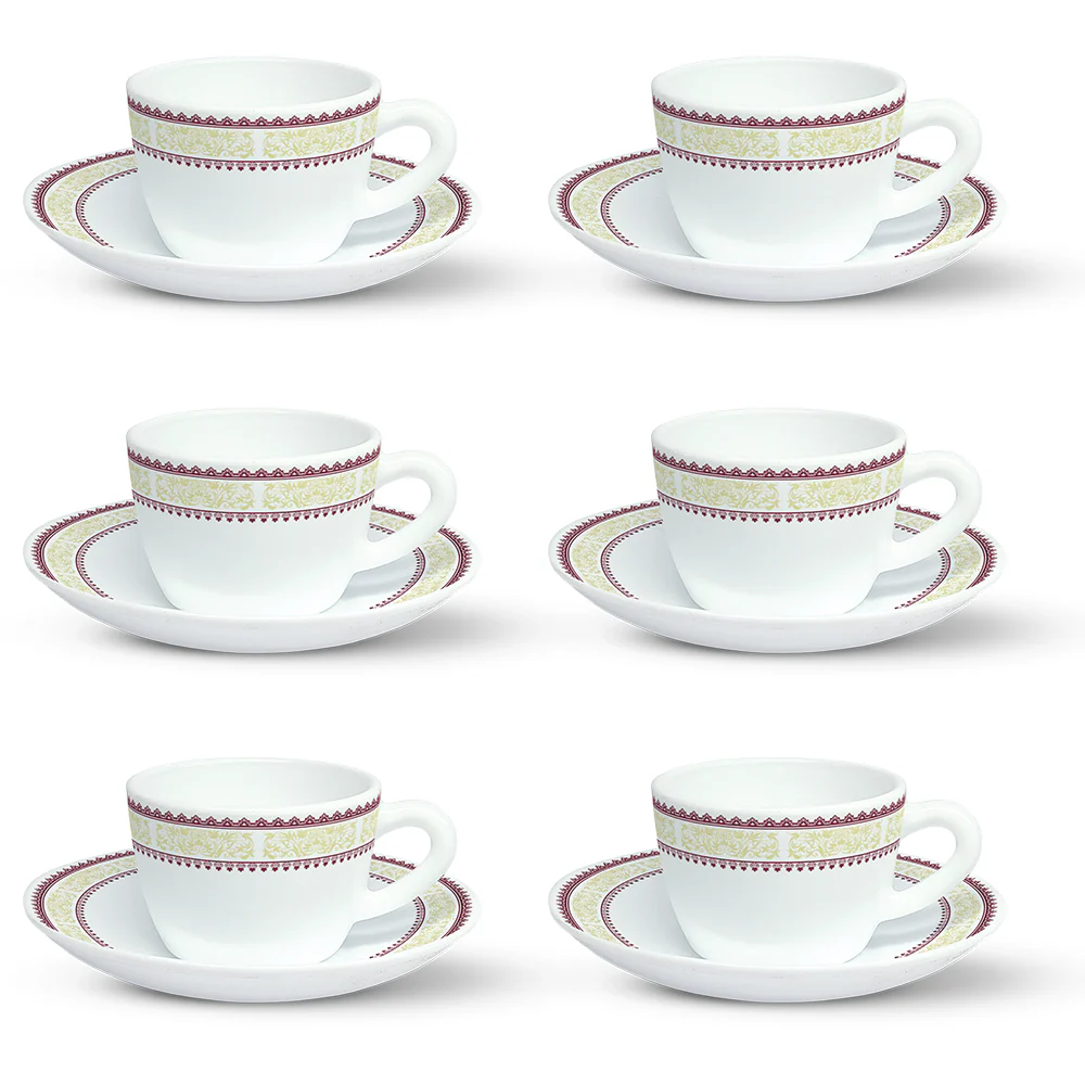 Larah Elega Cup n Saucers Set - Image 2