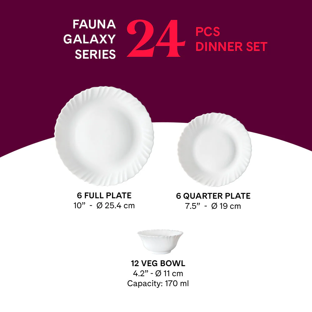 Larah Fauna Dinner Set 24 pc - Image 14