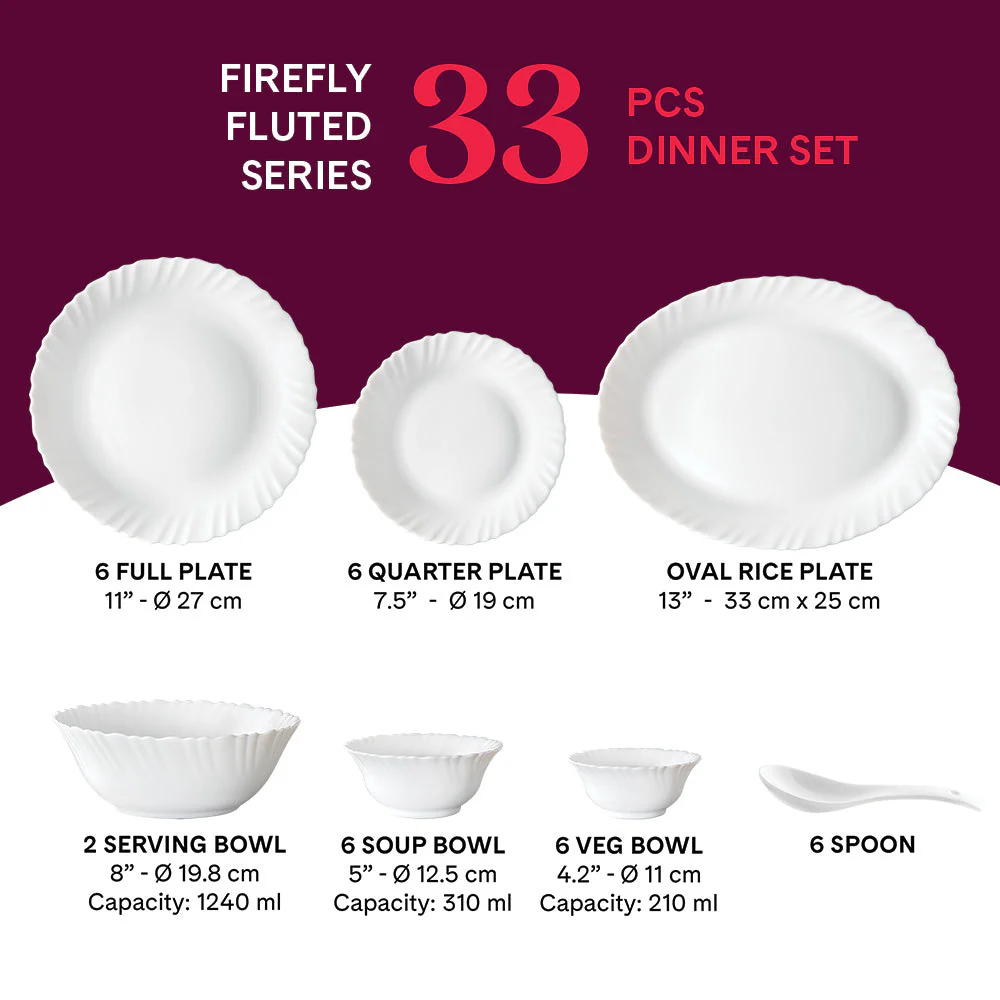 Larah Firefly Dinner Set, 66 pc - Image 16