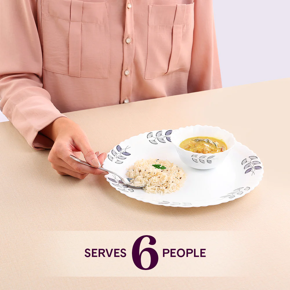 Larah Floret Dinner Set, 19 pc - Image 6