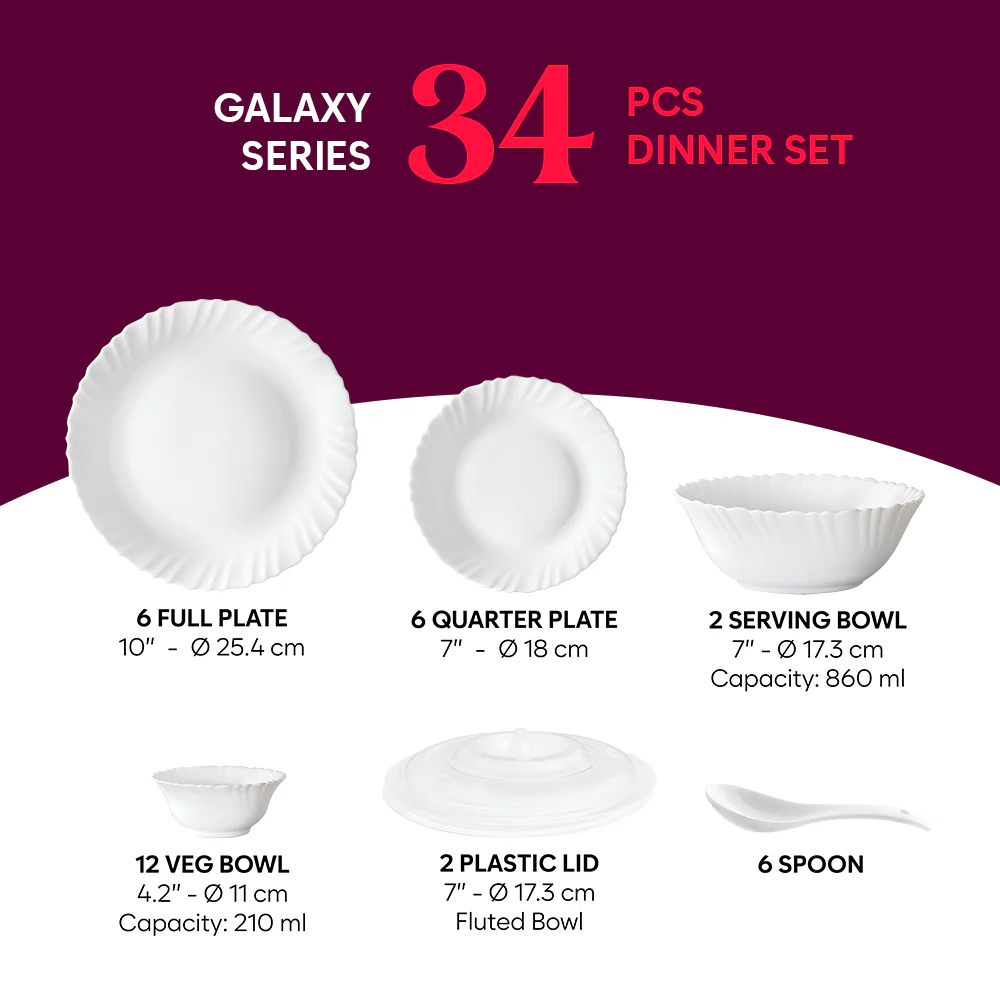 Larah Garland Dinner Set 34 pc - Image 3