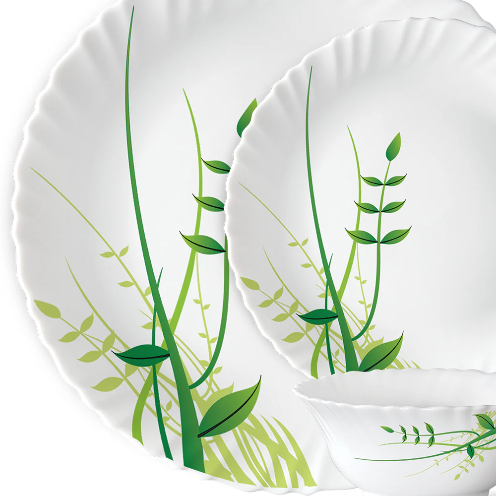 Larah Green Herbs Dinner Set, 12 pc - Image 3