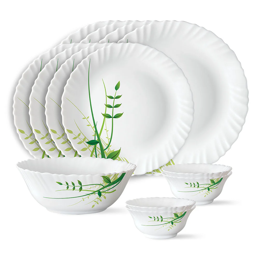 Larah Green Herbs Dinner Set, 13 pc - Image 2