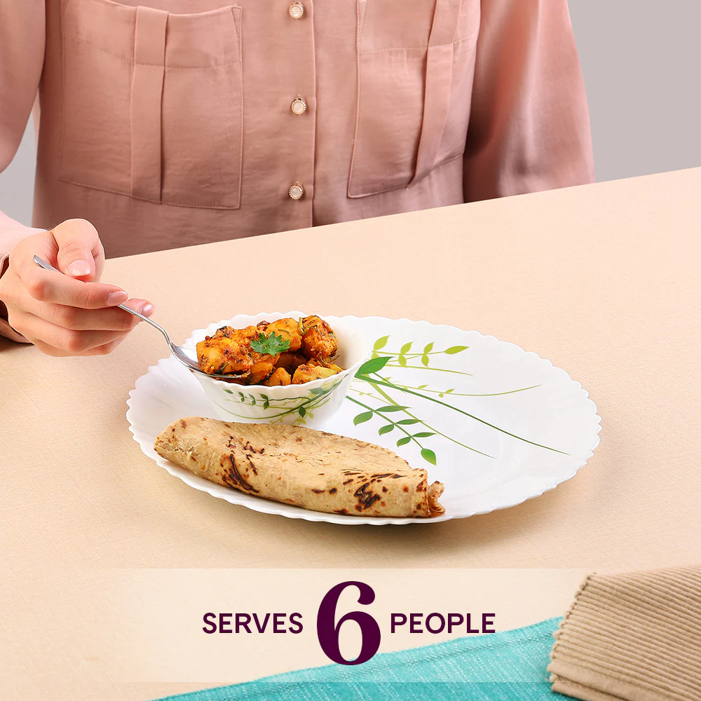 Larah Green Herbs Dinner Set - Image 5