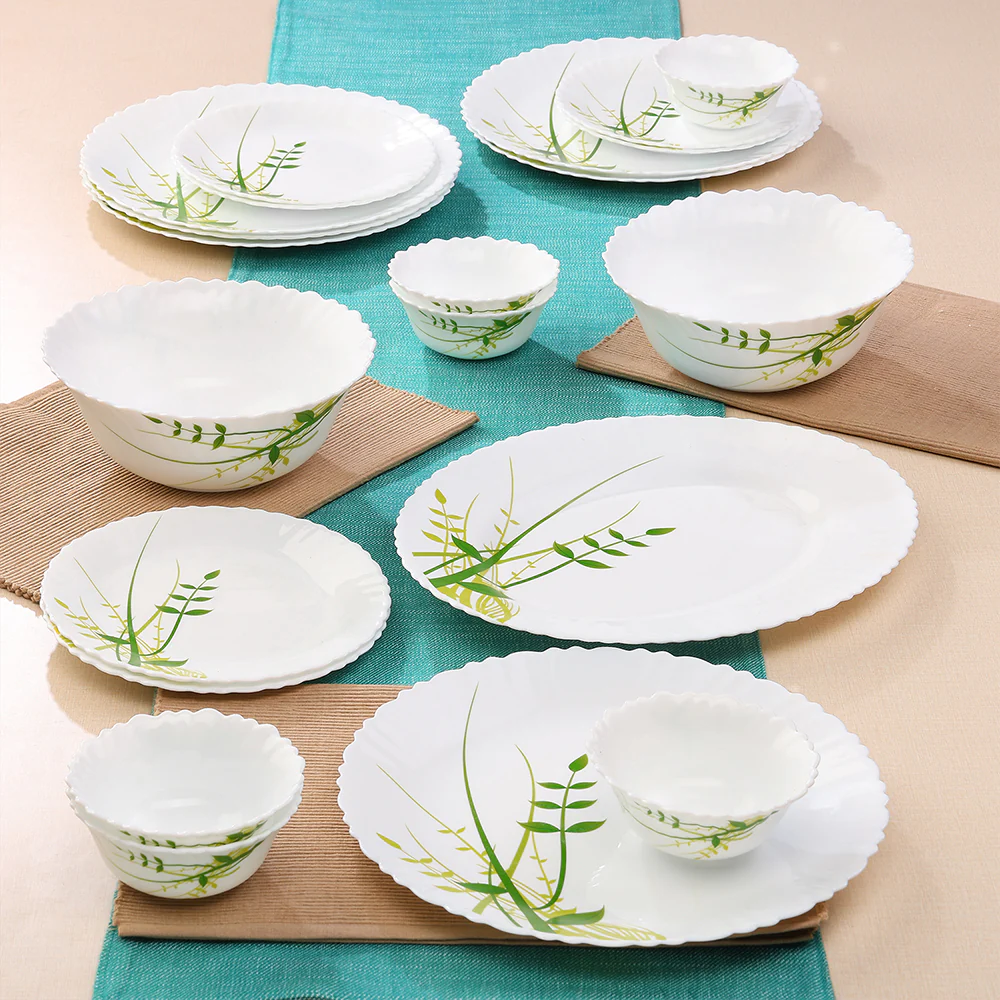 Larah Green Herbs Dinner Set - Image 2