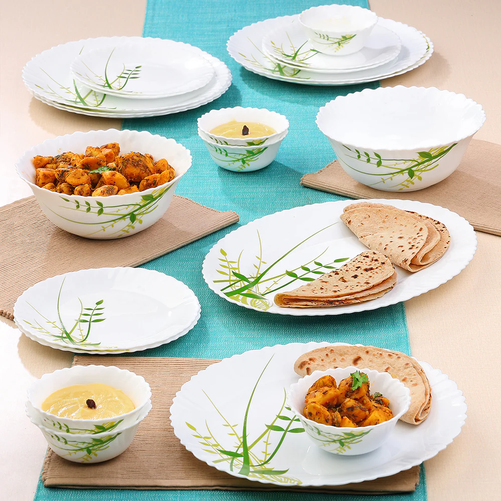Larah Green Herbs Dinner Set - Image 2