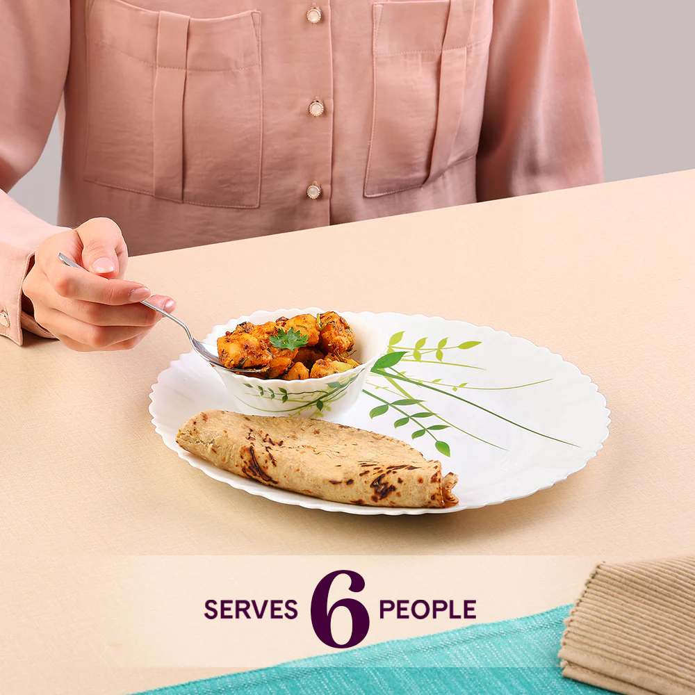 Larah Green Herbs Dinner Set - Image 6