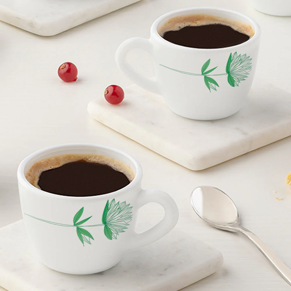 Larah Green Lily Cup Set - Image 3