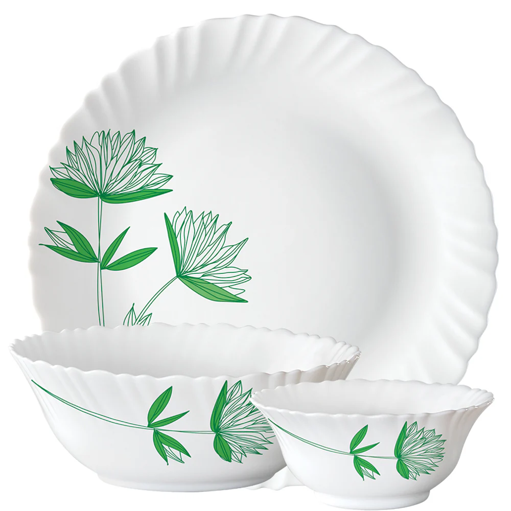 Larah Green Lily Dinner Set - Image 6