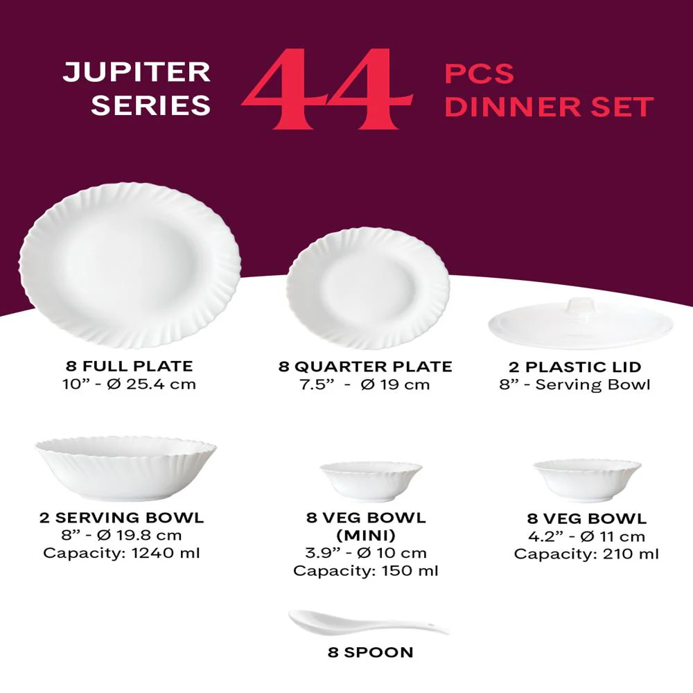 Larah Halo 44 pc Dinner Set - Image 5