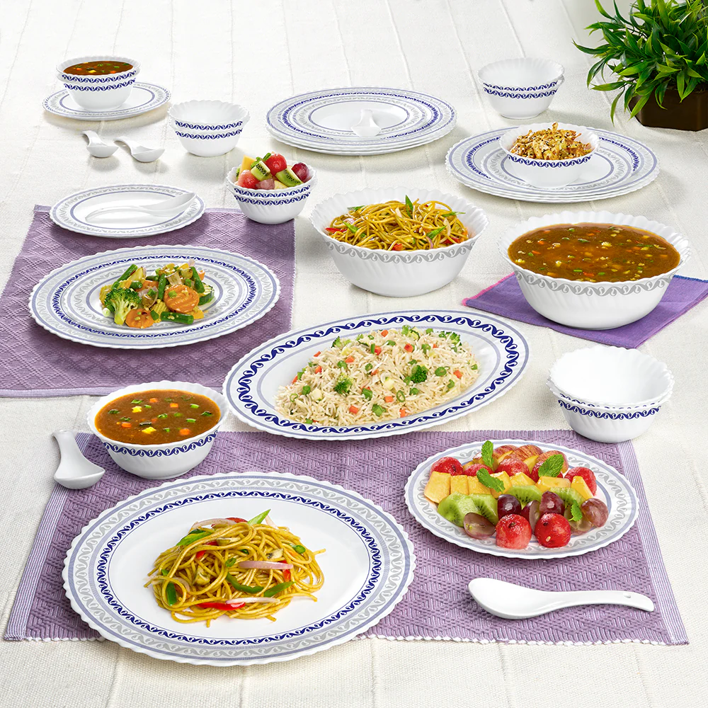 Larah Jazzblue Dinner Set, 33 pc - Image 8