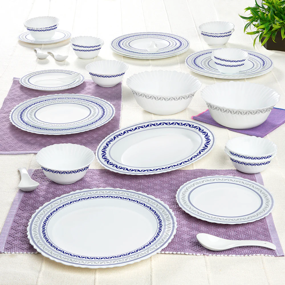 Larah Jazzblue Dinner Set, 33 pc - Image 9