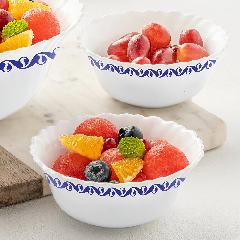 Larah Jazzblue Pudding Set, 7 pc (Small)
