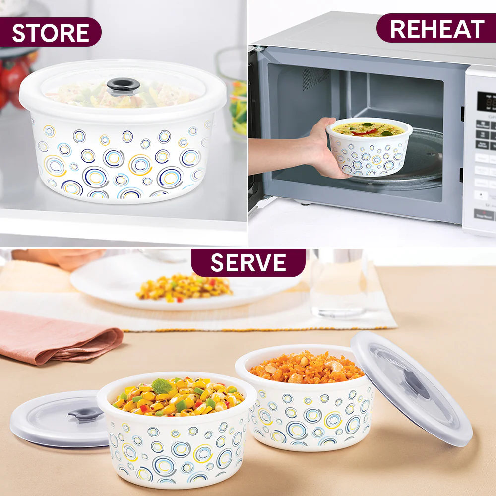 Larah Jupiter Storage Bowl Set, 400ml x 2 - Image 5