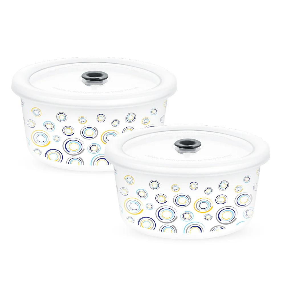 Larah Jupiter Storage Bowl Set, 800ml x 2 - Image 2