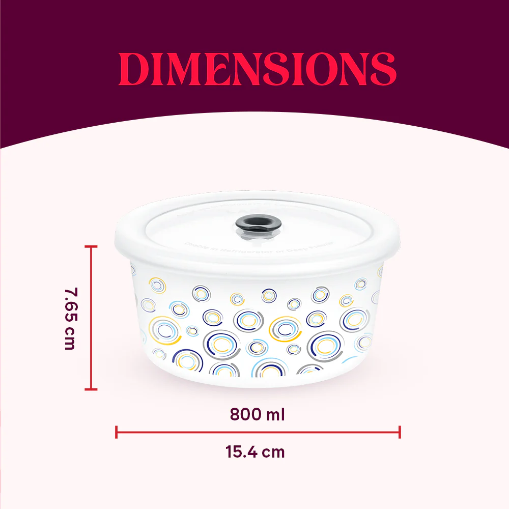 Larah Jupiter Storage Bowl Set, 800ml x 2 - Image 3