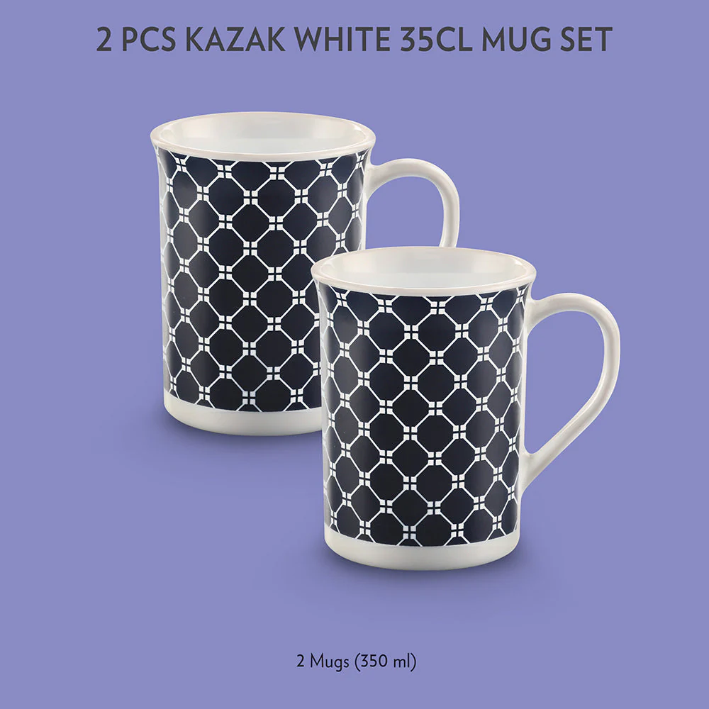 Larah Kazak White Mug Set - Image 3