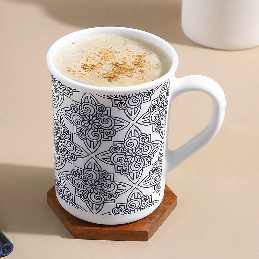 Larah Kuba Mug Set, Blue - Image 6