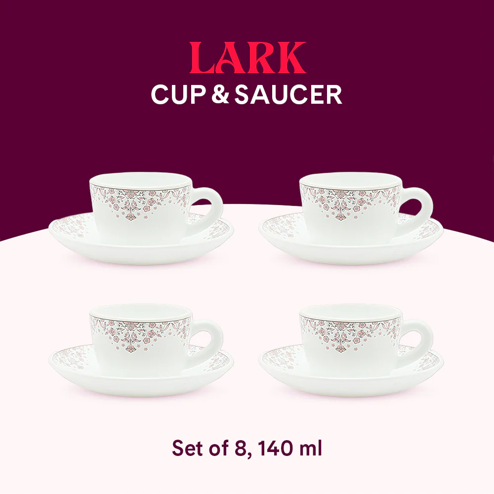 Larah Lark Cup n Saucers Set - Image 9